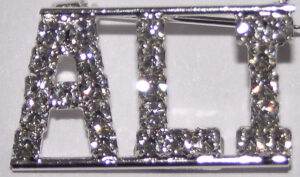 ALI crystal name pin