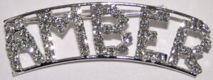 AMBER crystal name pin