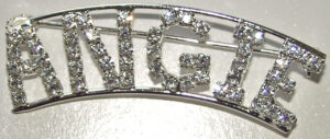 ANGIE crystal name pin