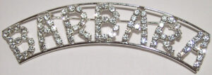BARBARA crystal name pin