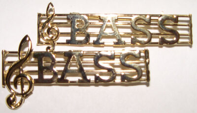 BASS part name pin in metal on a staff - Image 2