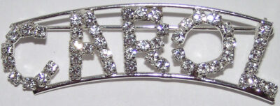 CAROL crystal name pin