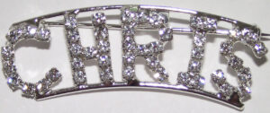 CHRIS crystal name pin
