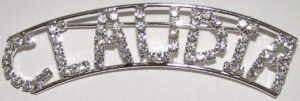 CLAUDIA crystal name pin
