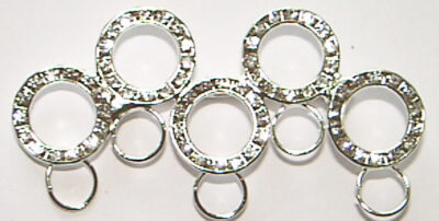 5 Crystal circles Medal Holder