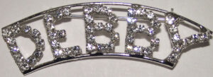 DEBBY crystal name pin