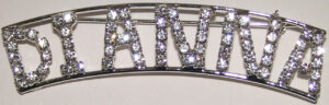 DIANNA crystal name pin