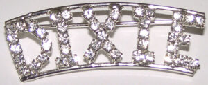 DIXIE crystal name pin