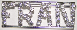 FRAN crystal name pin