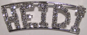 HEIDI crystal name pin