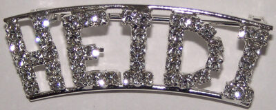 HEIDI crystal name pin