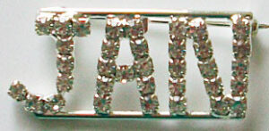 JAN crystal name pin