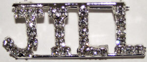 JILL crystal name pin
