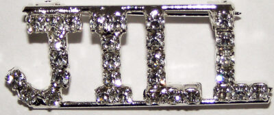 JILL crystal name pin