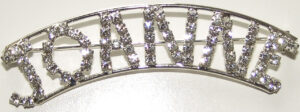 JOANNE crystal name pin