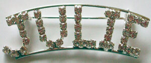 JULIE crystal name pin