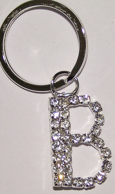 Crystal Initial Keychains - Image 2