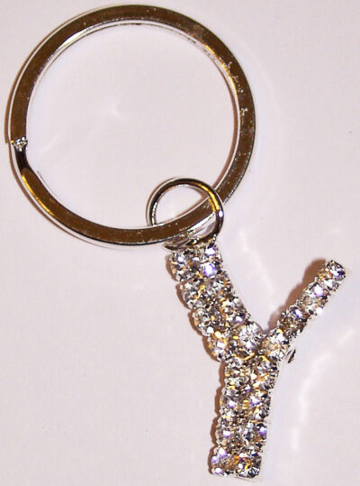 Crystal Initial Keychains - Image 22