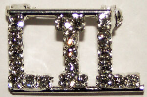 LIL crystal name pin