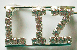 LIZ crystal name pin
