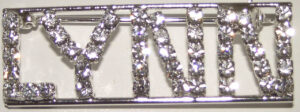 LYNN crystal name pin