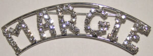MARGIE crystal name pin