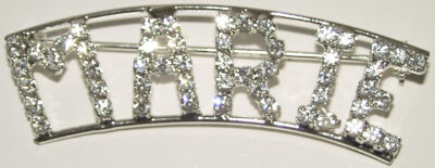 MARIE crystal name pin