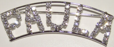 PAULA crystal name pin