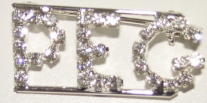 PEG crystal name pin