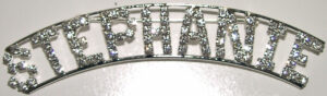 STEPHANIE crystal name pin