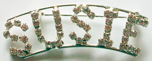 SUSIE crystal name pin